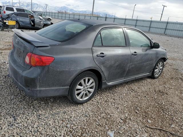 1NXBU40E19Z141225 - 2009 TOYOTA COROLLA BASE BLACK photo 3