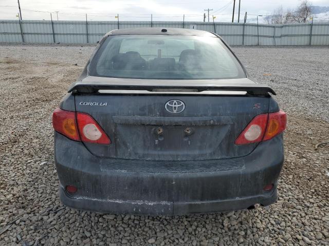 1NXBU40E19Z141225 - 2009 TOYOTA COROLLA BASE BLACK photo 6