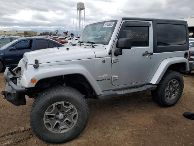 1J4FA54118L591676 - 2008 JEEP WRANGLER SAHARA SILVER photo 1