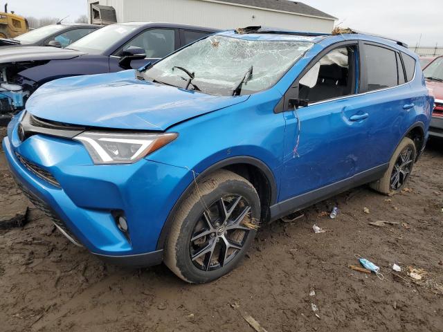 JTMJFREV6JJ211467 - 2018 TOYOTA RAV4 SE TURQUOISE photo 1