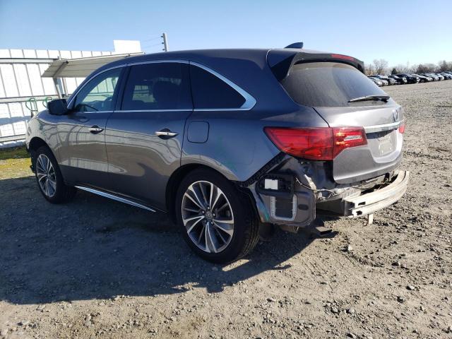 5J8YD4H55JL014962 - 2018 ACURA MDX TECHNOLOGY GRAY photo 2