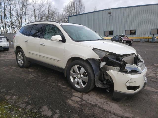 1GNKVLED9BJ217770 - 2011 CHEVROLET TRAVERSE LTZ WHITE photo 4