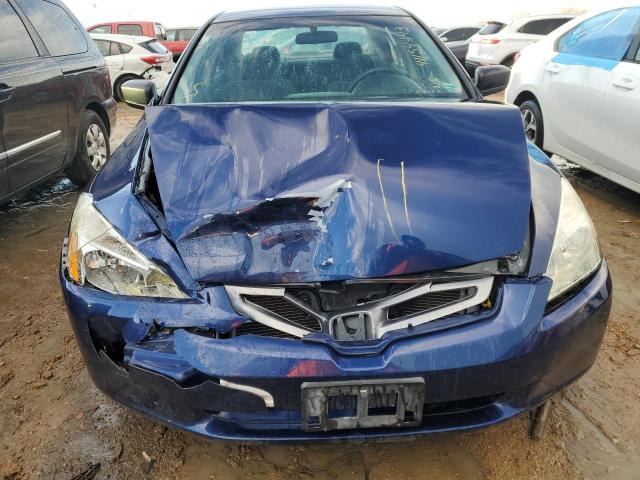 1HGCM56125A131402 - 2005 HONDA ACCORD DX BLUE photo 5