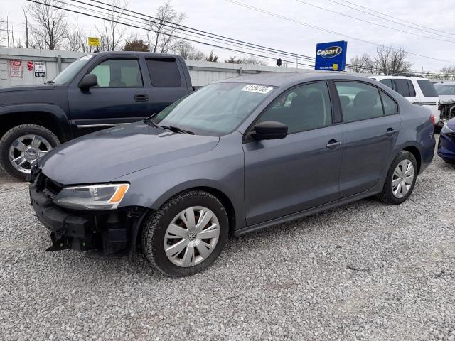 3VW2K7AJ0BM011385 - 2011 VOLKSWAGEN JETTA BASE 灰色 照片 1