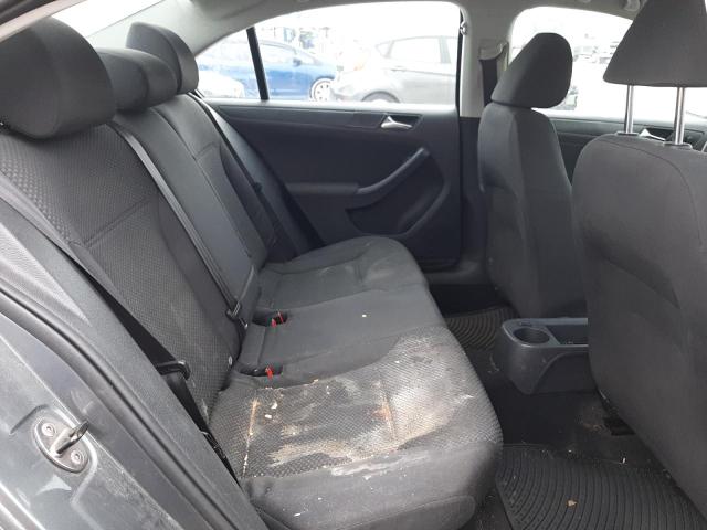 3VW2K7AJ0BM011385 - 2011 VOLKSWAGEN JETTA BASE 灰色 照片 10