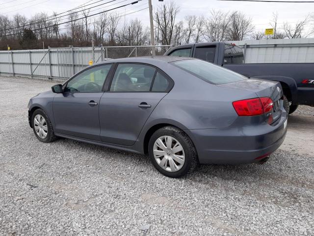 3VW2K7AJ0BM011385 - 2011 VOLKSWAGEN JETTA BASE 灰色 照片 2