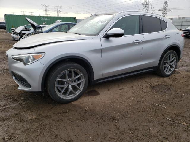 ZASFAKBN8J7B82526 - 2018 ALFA ROMEO STELVIO TI SILVER photo 1