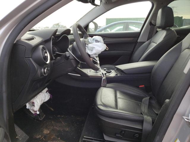 ZASFAKBN8J7B82526 - 2018 ALFA ROMEO STELVIO TI SILVER photo 7