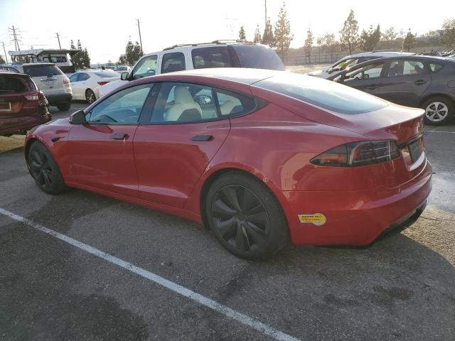 5YJSA1E54NF473649 - 2022 TESLA MODEL S Կարմիր լուսանկար 2