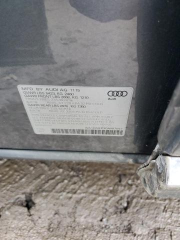 WA1C2AFP3GA087697 - 2016 AUDI Q5 PREMIUM GRAY photo 12