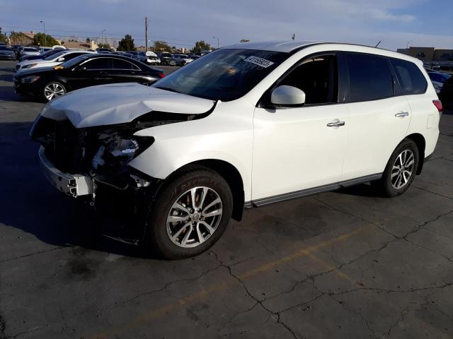 5N1AR2MN0DC676010 - 2013 NISSAN PATHFINDER S WHITE photo 1