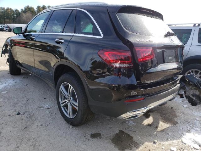 W1N0G8EB4NV371668 - 2022 MERCEDES-BENZ GLC 300 4MATIC BLACK photo 2