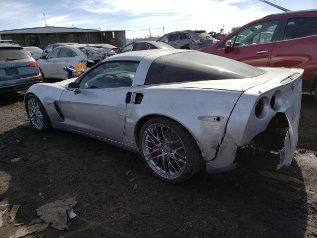 1G1YZ26E395114798 - 2009 CHEVROLET CORVETTE Z06 SILVER photo 2