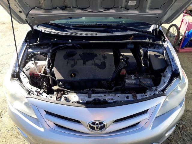 JTDBU4EE8B9150171 - 2011 TOYOTA COROLLA BASE SILVER photo 11