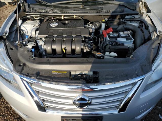 3N1AB7AP3DL733383 - 2013 NISSAN SENTRA S SILVER photo 11