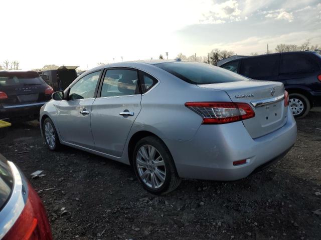 3N1AB7AP3DL733383 - 2013 NISSAN SENTRA S SILVER photo 2