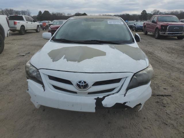 5YFBU4EE2CP014825 - 2012 TOYOTA COROLLA BASE WHITE photo 5