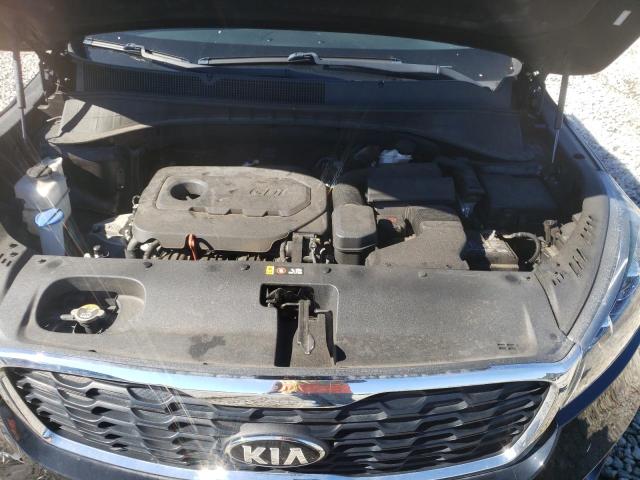 5XYPG4A36KG586999 - 2019 KIA SORENTO L BLACK photo 12