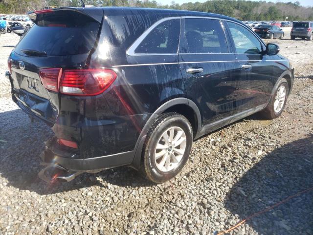 5XYPG4A36KG586999 - 2019 KIA SORENTO L BLACK photo 3