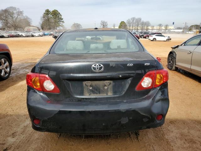 1NXBU4EE7AZ285942 - 2010 TOYOTA COROLLA BASE BLACK photo 6