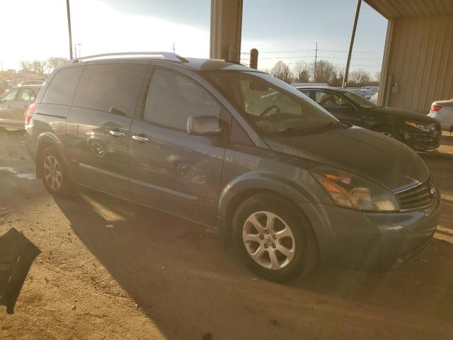 5N1BV28U38N104876 - 2008 NISSAN QUEST S BLUE photo 4