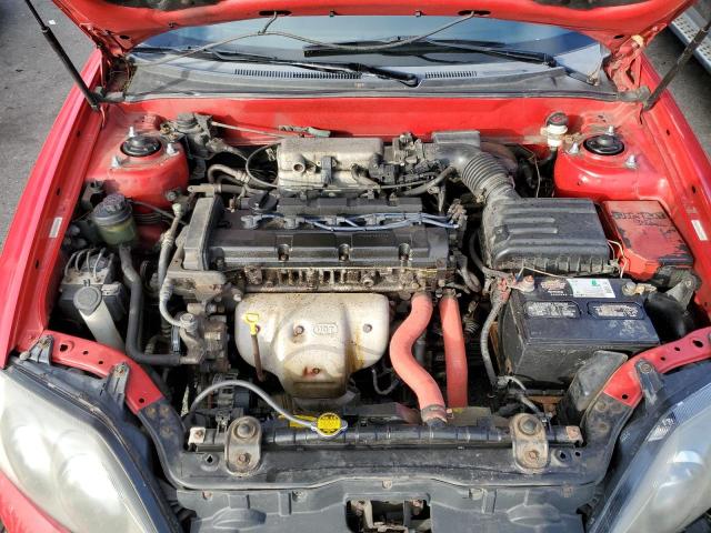 KMHHM65DX3U073360 - 2003 HYUNDAI TIBURON RED photo 11