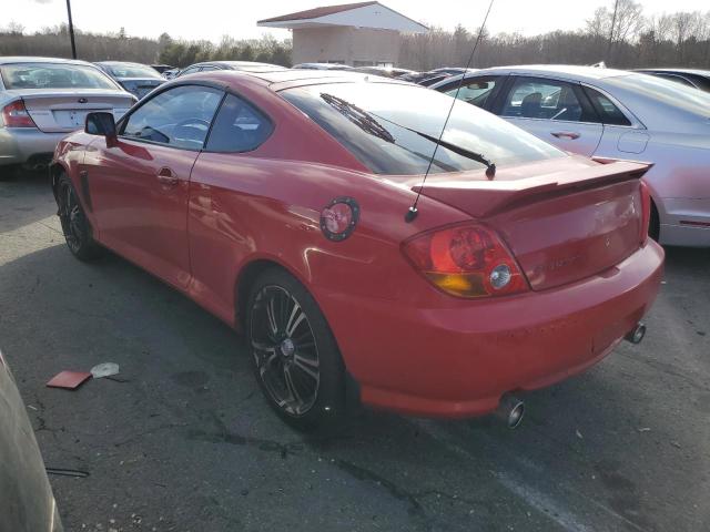 KMHHM65DX3U073360 - 2003 HYUNDAI TIBURON RED photo 2