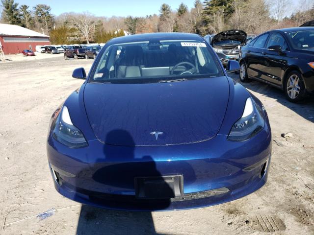 5YJ3E1EB6NF129870 - 2022 TESLA MODEL 3 BLUE photo 5