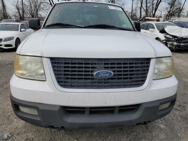 1FMPU16545LA96762 - 2005 FORD EXPEDITION XLT WHITE photo 5