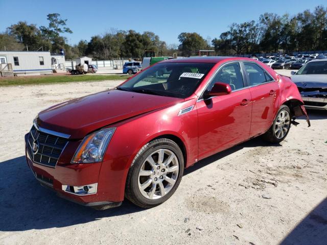1G6DP57V180110016 - 2008 CADILLAC C/T CTS HI FEATURE V6 RED photo 1