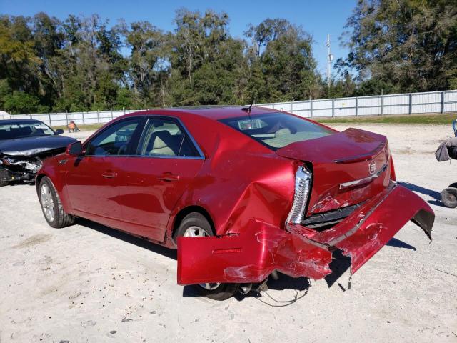 1G6DP57V180110016 - 2008 CADILLAC C/T CTS HI FEATURE V6 RED photo 2