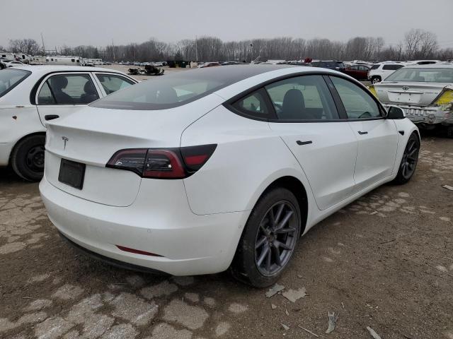 5YJ3E1EA8MF866610 - 2021 TESLA MODEL 3 WHITE photo 3