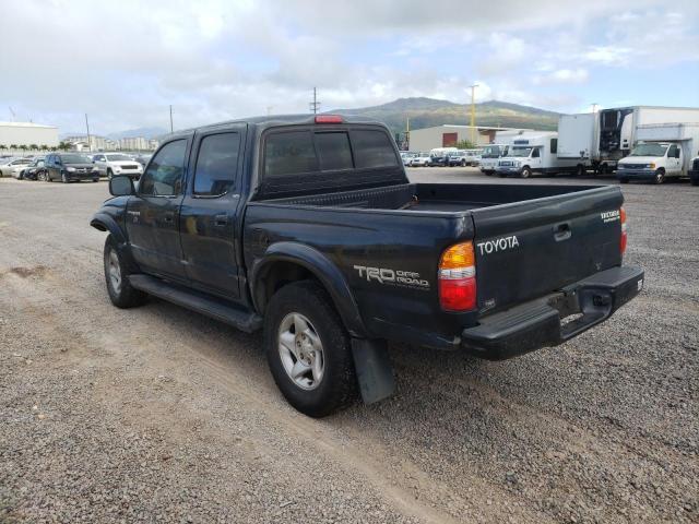 5TEGN92N21Z757884 - 2001 TOYOTA TACOMA DOUBLE CAB PRERUNNER BLACK photo 2