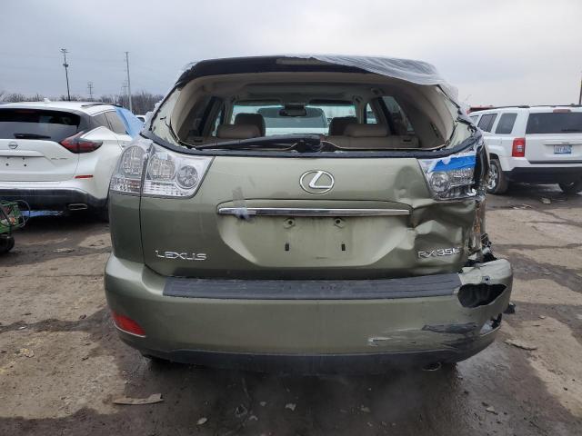 2T2HK31U78C060855 - 2008 LEXUS RX 350 GREEN photo 6