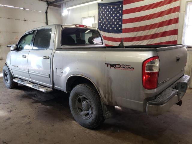 5TBDT44126S553881 - 2006 TOYOTA TUNDRA DOUBLE CAB SR5 SILVER photo 2