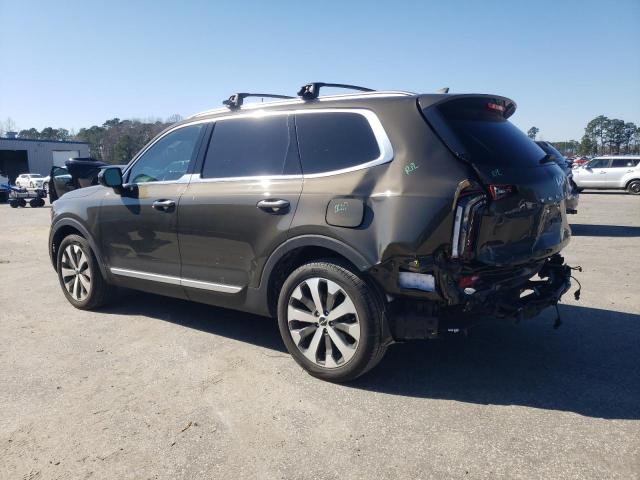 5XYP64HC4NG281725 - 2022 KIA TELLURIDE S BROWN photo 2