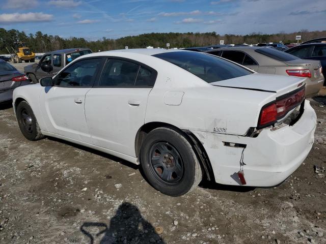 2C3CDXAG4DH592305 - 2013 DODGE CHARGER POLICE WHITE photo 2