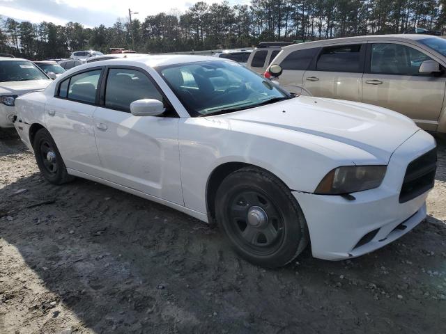 2C3CDXAG4DH592305 - 2013 DODGE CHARGER POLICE WHITE photo 4