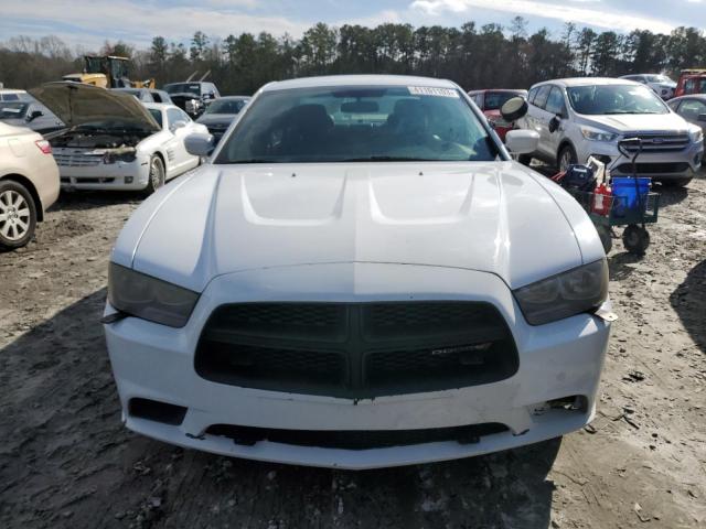 2C3CDXAG4DH592305 - 2013 DODGE CHARGER POLICE WHITE photo 5