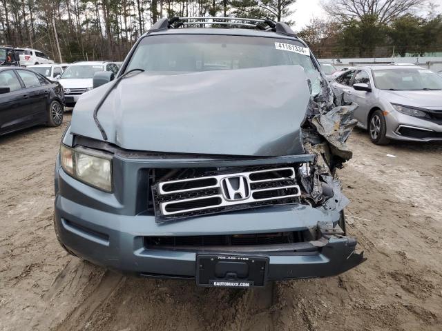 2HJYK16558H535432 - 2008 HONDA RIDGELINE RTL TEAL photo 5