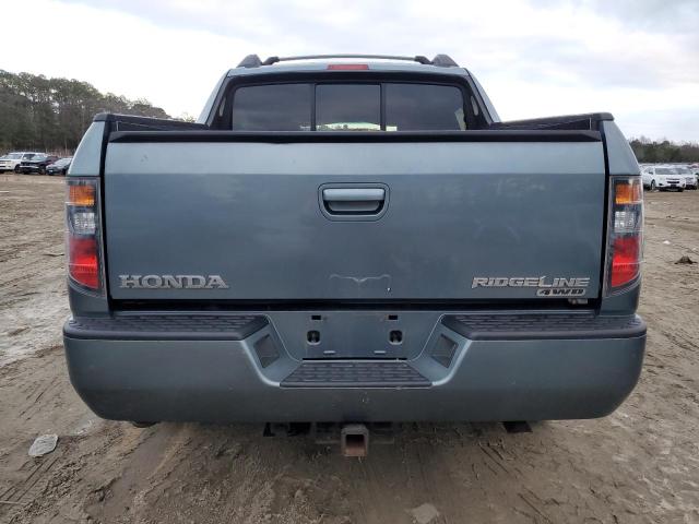 2HJYK16558H535432 - 2008 HONDA RIDGELINE RTL TEAL photo 6