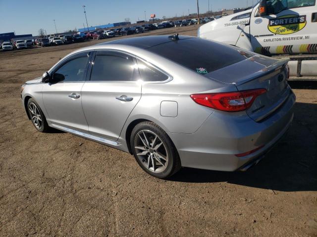 5NPE34AB9FH072217 - 2015 HYUNDAI SONATA SPORT SILVER photo 2