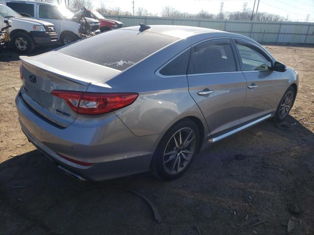 5NPE34AB9FH072217 - 2015 HYUNDAI SONATA SPORT SILVER photo 3