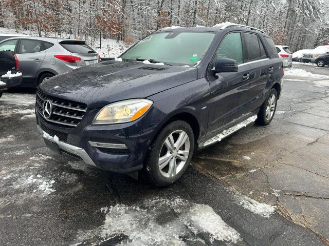 4JGDA5HB4CA025060 - 2012 MERCEDES-BENZ ML 350 4MATIC BLUE photo 2