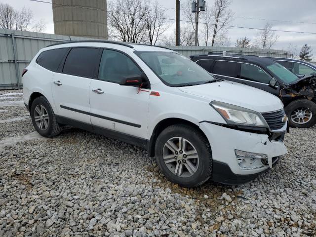 1GNKRFED3HJ262928 - 2017 CHEVROLET TRAVERSE LS WHITE photo 4