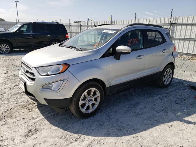 MAJ3P1TE6JC242710 - 2018 FORD ECOSPORT SE SILVER photo 1