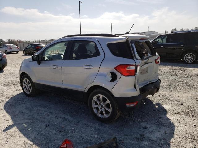 MAJ3P1TE6JC242710 - 2018 FORD ECOSPORT SE SILVER photo 2