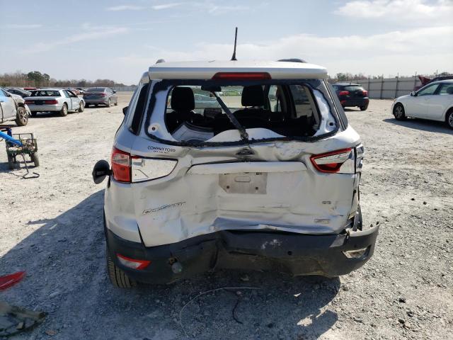 MAJ3P1TE6JC242710 - 2018 FORD ECOSPORT SE SILVER photo 6
