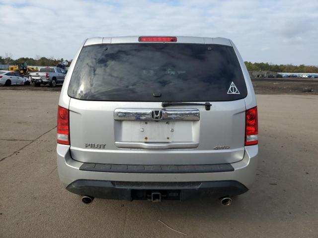 5FNYF4H73CB031484 - 2012 HONDA PILOT EXLN SILVER photo 6