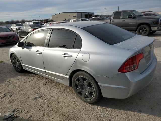 2HGFA16598H336772 - 2008 HONDA CIVIC LX SILVER photo 2